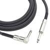Kikutani K-GARAGE Guitar Shielded Cable, Fabric Jacket, S X L, 5m, FGCL-5, Black/White