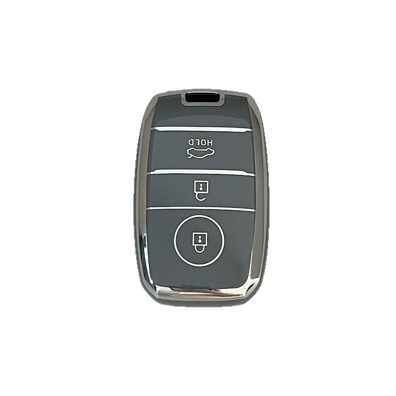 

Чохол-оболонка для ключів для моделей Kia: K3, K2, K4, K5, Sportage, Seltos, KX3, KX5, Niro, Carnival - Унісекс Дизайн Type A - Cement Gray - Single Shell