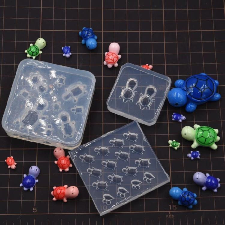 Lovely Designs Sturdy Silicone Mould for Candle and Soap Crafting Portable for Turtles Handmade Gifts and Ornaments