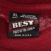 FRUIT OF THE LOOM 90s Made In USA Old Short Sleeve T-shirt Single Stitch Men's Used