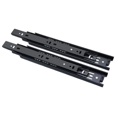 1Pair Cold Rolled Steel Drawer Slides Hydraulic Damping Buffer Soft Close Drawer Track Rail Furniture Hardware Enduring