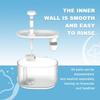 Els pet Ultra Quiet Dog-Fountains 118oz Smart Cat Water Fountain with Auto Power Off Wireless Water Pump (Water Fountain, 3.5 L)