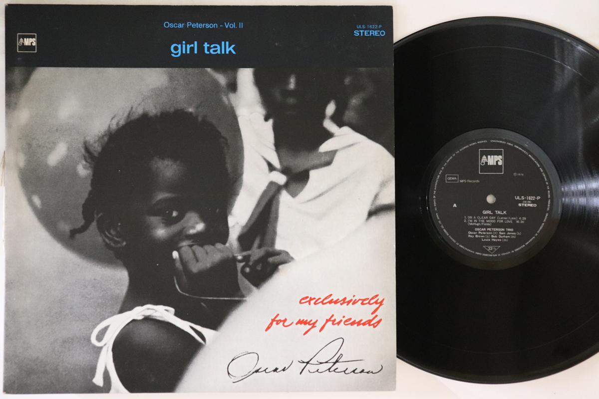 

LP Пластинка OSCAR PETERSON - Girl Talk ULS1622P MPS 1978 Япония Джаз Б/У