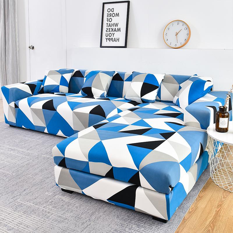 Please Order 2Pieces If Is L-shaped Corner Chaise Longue Sofa Cubre Sofa Elastic Couch Cover Stretch Sofa Covers for Living Room