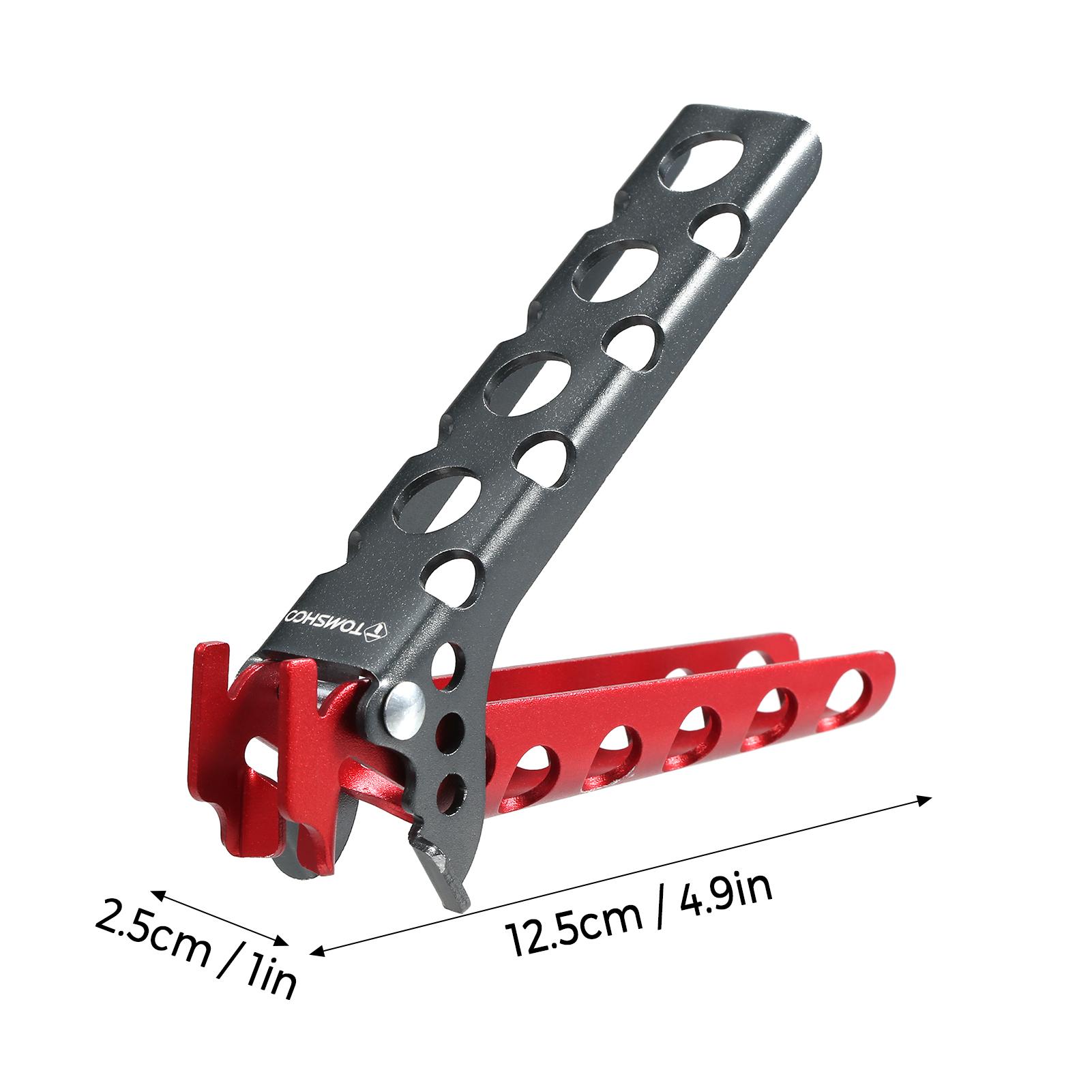 

Camping Anti-hot Pot Pan Bowl Gripper Anti-Scald Handle Holder Clip Clamp for Outdoor Cooking Picnic Hiking Barbecue Cookware червоний