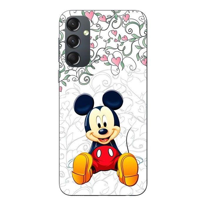 Coque de téléphone - MANIACASE - Samsung Galaxy A34 - Silicone - Mickey Mouse - Souple