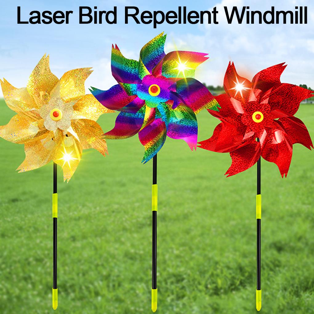 10piece Yard Windmill Bird Repeller Scare Birds Away Effectively Windmill Garden Bird Scare Pinwheel