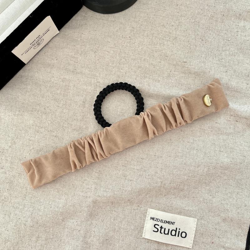 2025 High Elasticity Velvet Hair Tie: Gentle On Hair, Enhances Volume, Perfect for Ponytails