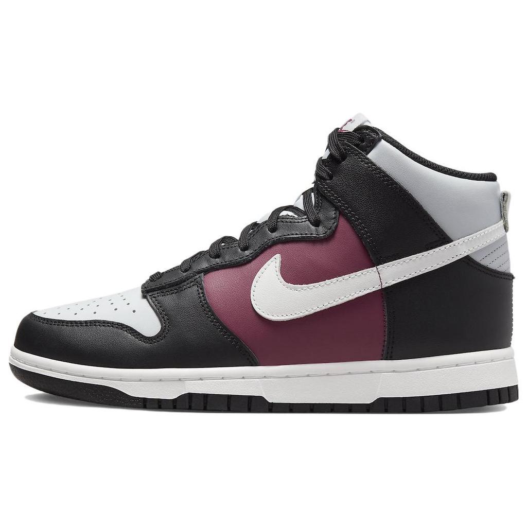New Nike Dunk High Black Rosewood Pure Platinum Women's DD1869-005