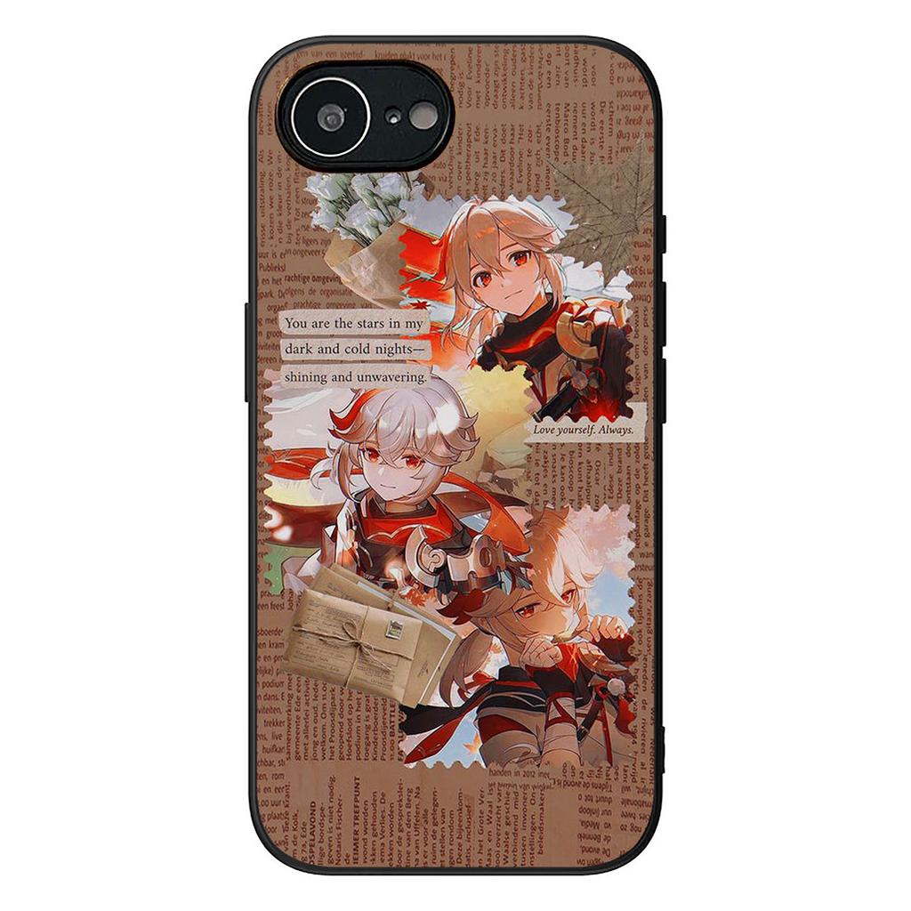 Kaedehara Kazuha Genshins Impacts Phone Case for Apple iPhone 12 13 Mini XS 11 Pro Max 7 8 Plus + XR 8+ X SE 2020 SE3 Soft Cover