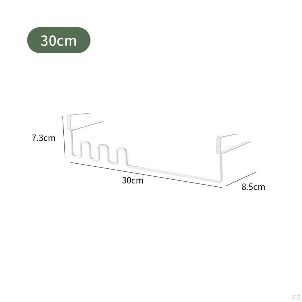 Lavatory Mirror Organizer Iron Material Cabinet Hanger Easy to Install Hair Accessory