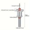 1pc High-Speed Steel Woodworking Drill Bit Set - 3mm Shank, Smooth Cuts, Includes Versatile Sizes & Precision Trimmers, Woodworking Tools