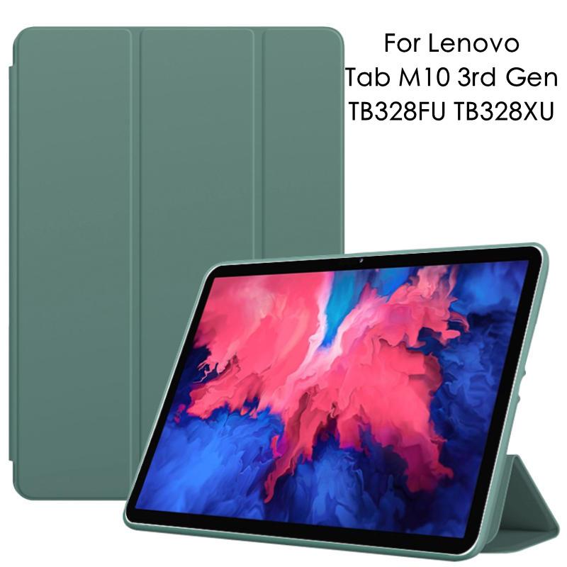 Do etui Lenovo Tab M10 3. generacji 10.1 TB328FU TB328XU Miękki silikonowy tył z podstawką Funda Dla Tab M10 3. generacji Gen3 10.1 Pokrowiec na tablet Capa