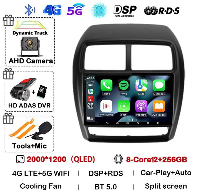Android 14 Carplay Auto For Mitsubishi ASX 1 2016 2017 2018 2019 2020 2021 2022 Car Radio Multimedia Video Player DSP GPS Stereo
