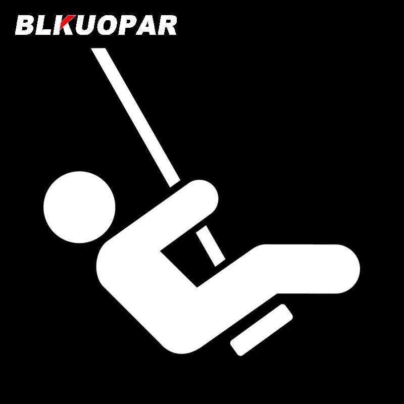 BLKUOPAR for Kid Person Car Stickers Fashionable Funny Decals Creative Simple Waterproof Helmet Trunk Decor Cartoon Graphics