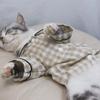 Pet Decoration Comfortable Ins Plaid Shirts Pet Clothing Elegant Cute Dogs Pajamas Fashion Costume Cat Dog Clothes Proposal
