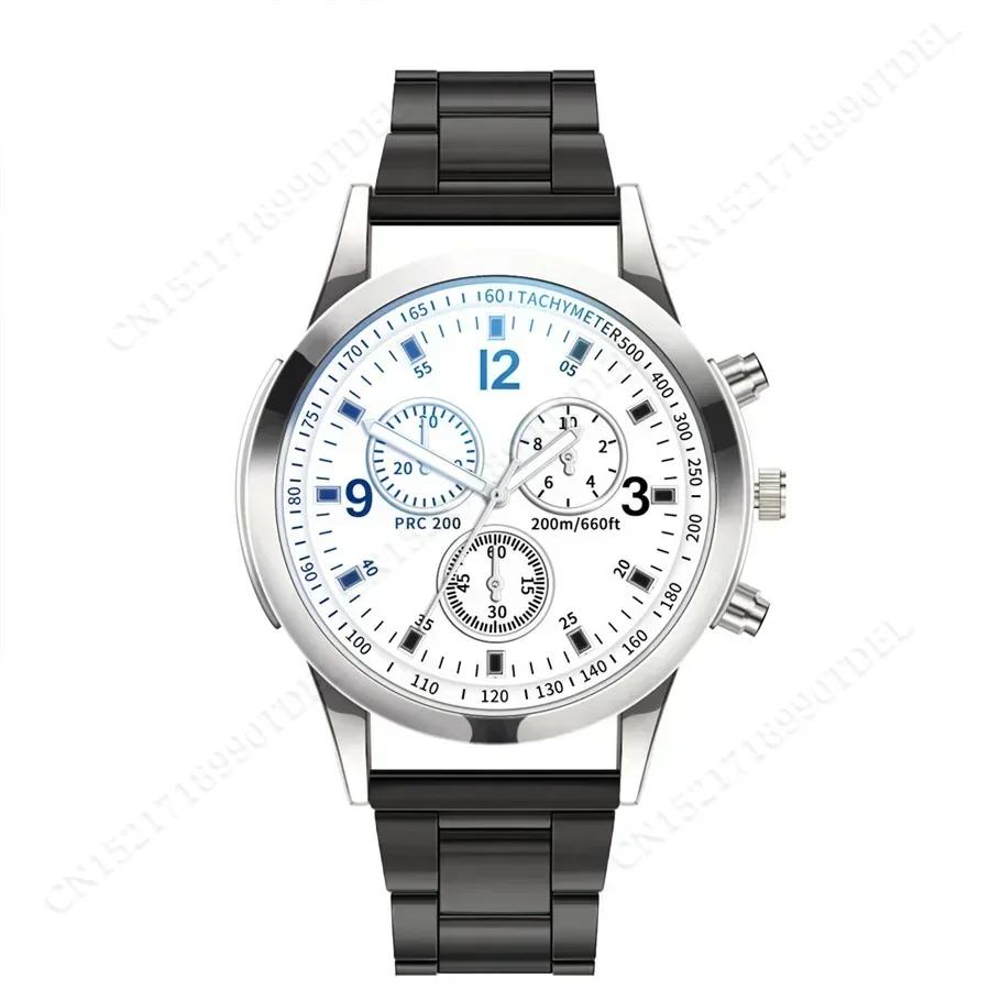 Men Watches Luxury Band Round Watch Fashion Blu-ray Roman Watch for Man Relojes Para Hombre