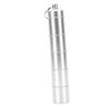6 Fächer Mini-Tabletten-Etui Aluminiumlegierung Wasserdicht Tragbare Tablettenbox Spender 25x140mm