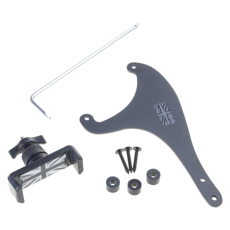 

360 Degree Rotation Phone Bracket Car Phone Holder Stand for R55 R56 R57 R61 F56 Aluminum Navigation Holder