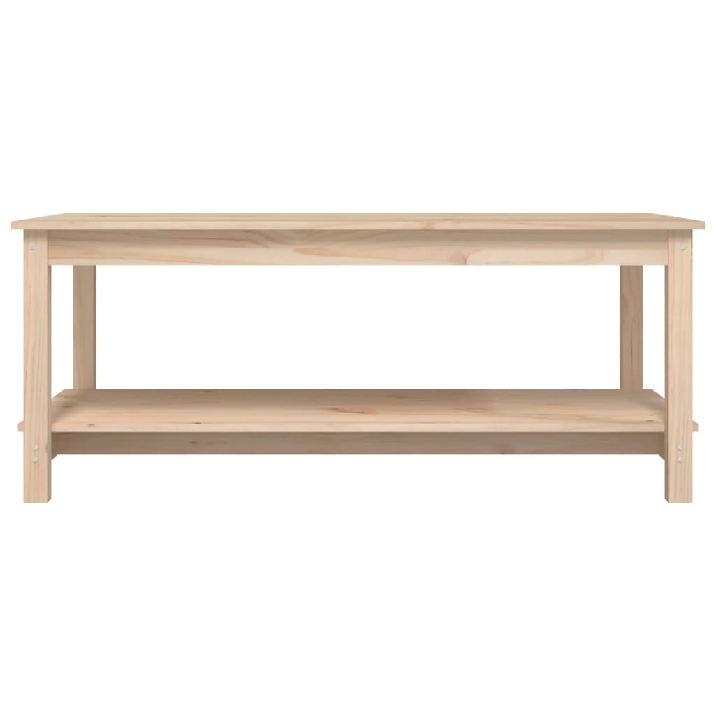  Coffee Table, 110x55x45 Cm, Solid Pine Wood