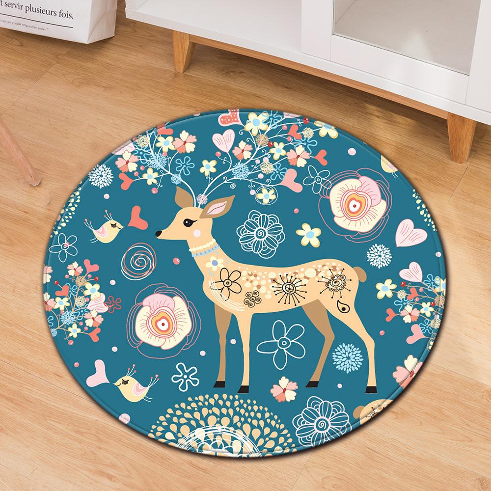 Simple Printed Carpet Computer Chair Mat Office Chair Floor Mat Door Mat Foot Mat