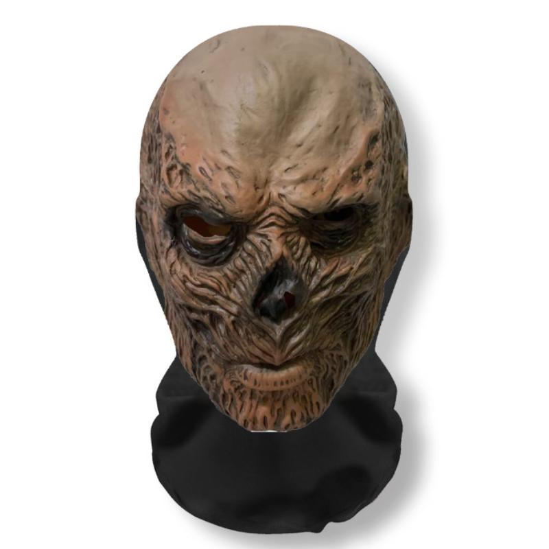 Máscara 3D de Cara de Fantasma de Halloween Pasamontañas de Malla Elástica de Cara Completa Transpirable Cubrecabezas de Zombi Accesorios de Cosplay de Halloween para Fiesta de Terror