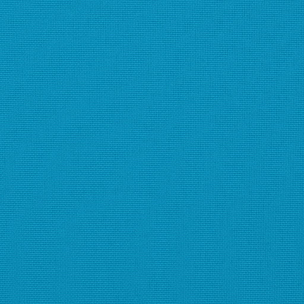 Pallet Cushion Light Blue 70 x 40 x 12 cm Fabric