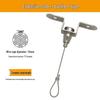 Adjustable Safety Hanging Kit: Rope, Buckle & Acrylic Board Line
