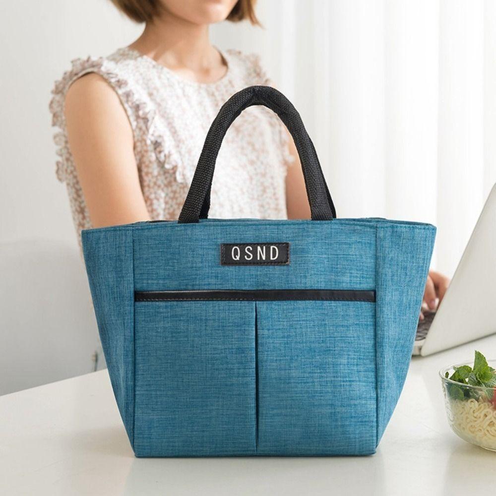 

Портативная сумка для пикника, изолированный охладитель для еды, квадратные сумки для хранения обеда, офисные работники