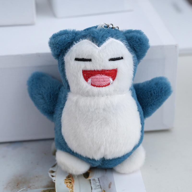 Porte-clés Adorable Peluche Pendentif Monstre Mignon Animal en Peluche Doux Coton PP