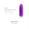 Silicone Rechargeable Bullet Finger Jump Vibrator for Women's Appliance Masturbation Device Sex Toy Adult Clitoral