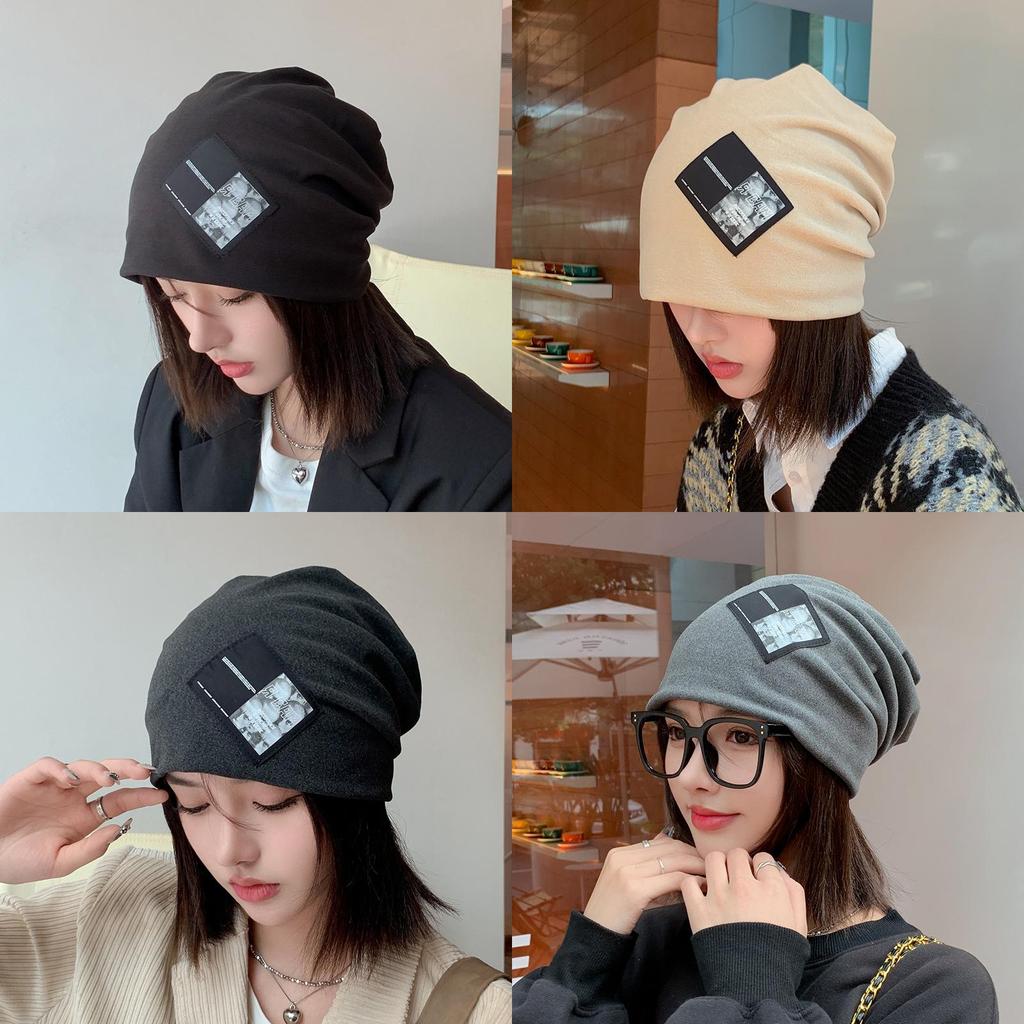 Fall Winter Knit Hat With Breathable Polyester For Women Casual Stylish Headwear
