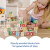 Melissa & Doug ABC 123 Wooden Blocks 1900