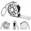 2M Keychain Tape Measure Laser Engraved Markings Stainless Steel Tape  Hardware Accessories