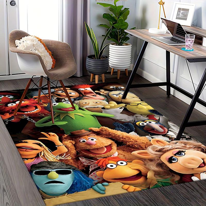 1pc The Muppets Kermit the Frog Office Chair Mat - Non-Slip Carpet for Home and Office Use, Festive Gift Idea for Any Season.P027