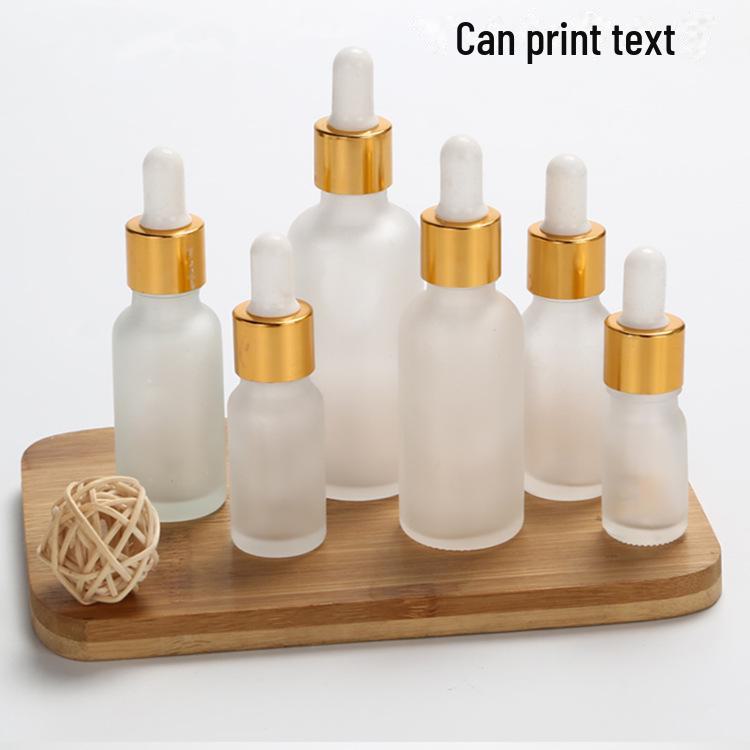 Tropfflasche aus Milchglas für ätherische Öle und Lotionen, Reisegröße