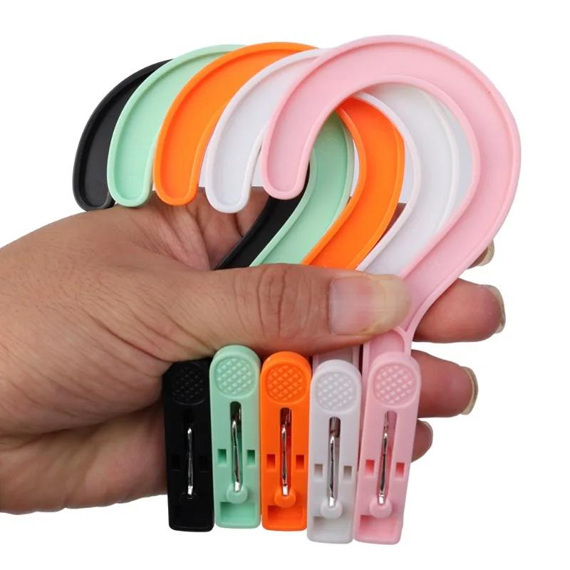 1-12PCS Clothes Pegs Windproof Anti-slip Drying Clip Travel Towels Hanger Laundry Clip Hanging Hooks Socks Clips Holder Peg