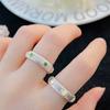 BELLA BOX Italian Court Style Weaving Pattern Carving Gold Wire Drawing Technology Daisy Ring Suitable For Women's Daily Party Fashion Jewelry