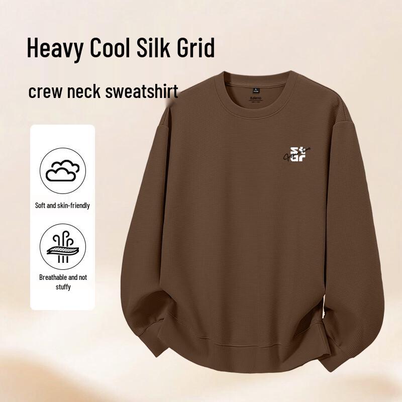 Baleno Men's Oversized Graphic Crewneck Sweatshirt