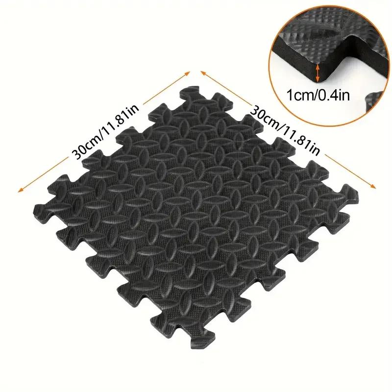 4/16Pcs EVA Foam Fitness Mat Waterproof Non-slip and Washable Yoga Mat Suitable for Home Gym with Free Side Strips Exercise Mat