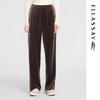 ELLASSAY Women's Elegant Loose Wide-Leg Straight Casual Pants