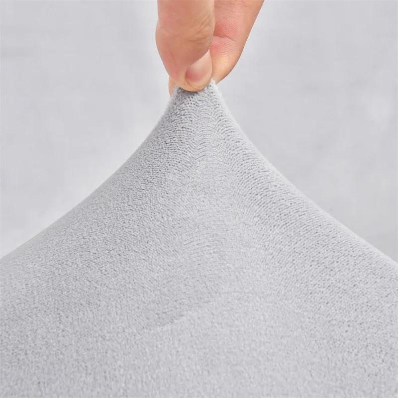 Husă de catifea pentru scaun de birou, Husă pentru scaun pivotant de computer, Husă modernă elastică pentru scaun, Huse antiderapante lavabile, Huse de praf detașabile