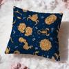 Constellation Pattern Cushion Cover Premium Comfort Reversible Pillow Cove Two in One Design for Any Room  Car Interior