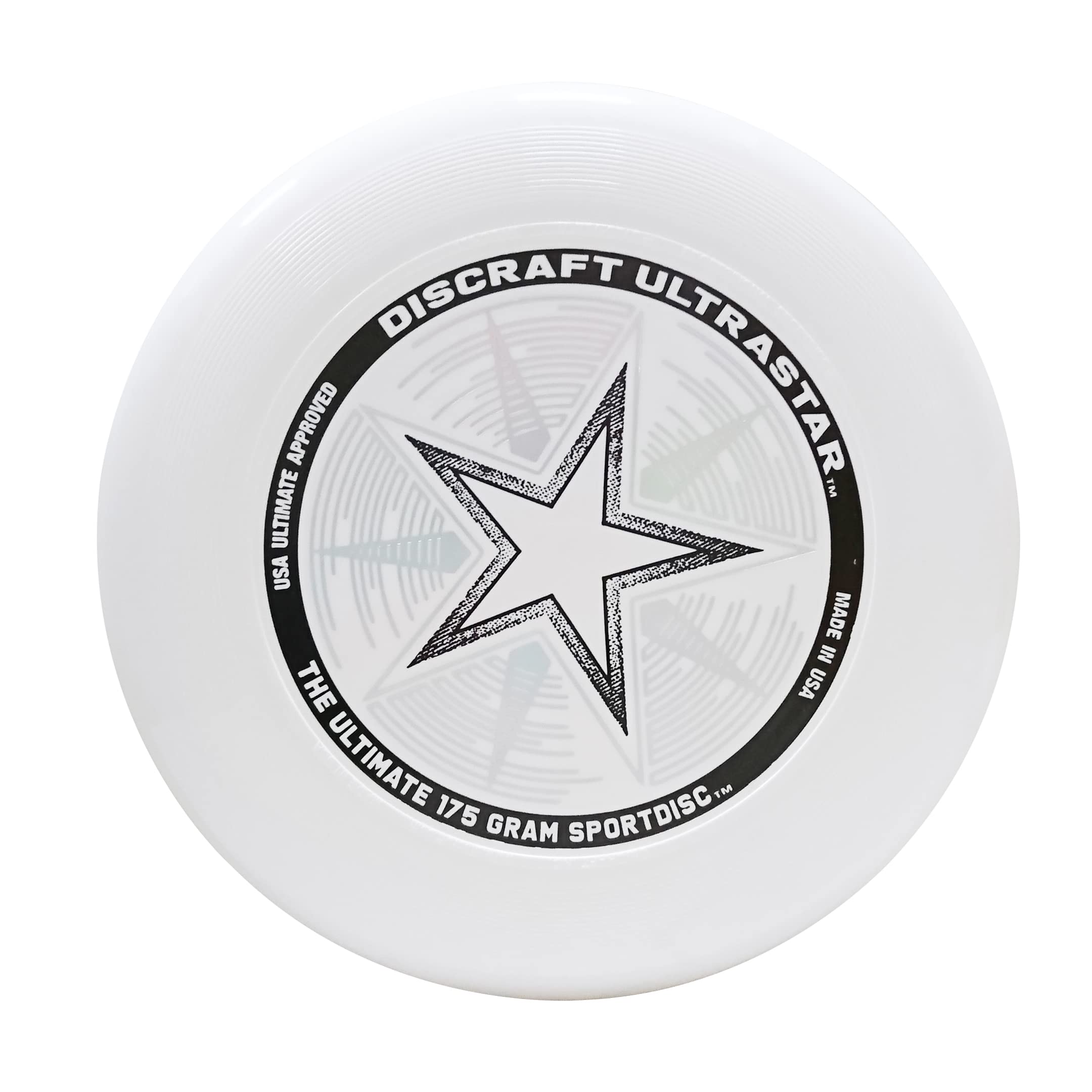 

RANGS Ultra Star 2 27cm Ultimate Sports Officially Approved by the Japan Flying Disc Association and the World Flying Disc Federation White, 175g, белый