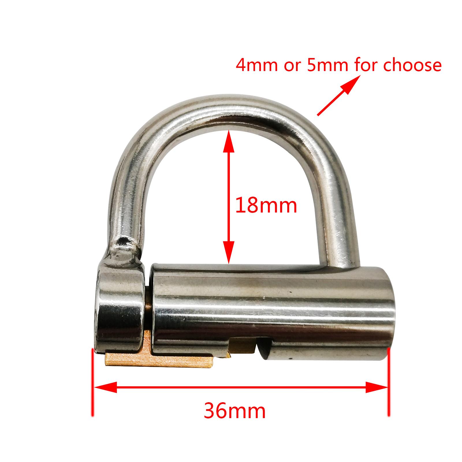 Male Chastity Device with DRing PA Lock and Glans Piercing Restraint