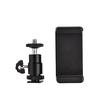 Phone Bracket Holder Clip Tripod Mount Adapter with 360 Ball Head for iPhone Samsung