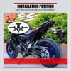 Schwarzer Motorrad-Kennzeichenhalter Motorrad-Fender-Eliminator Kennzeichenhalterung Für Yamaha MT-07 MT 07 FZ-07 MT07 2013-2025