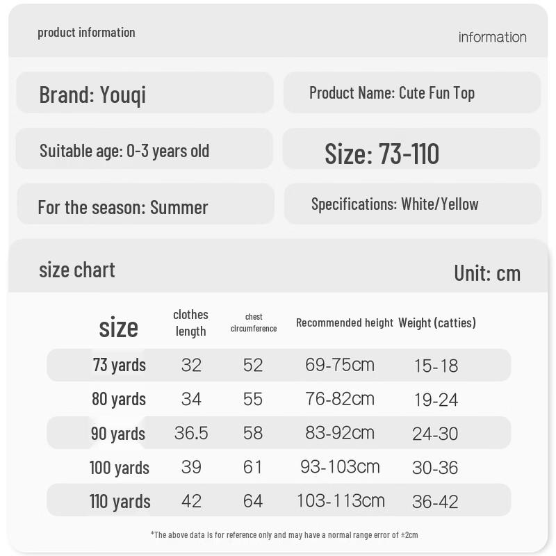 Youqi Baby Girls Summer Breathable Cotton Camisole Top