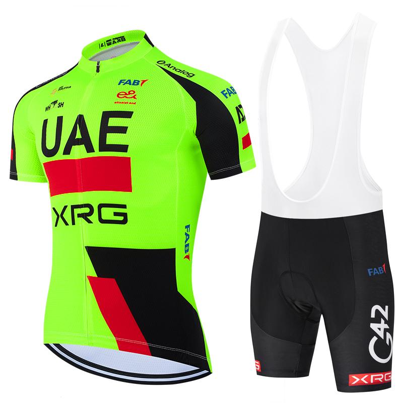 Neues 2026 Weißes Radtrikot UAE Team Radtrikot Hose Herren Schnelltrocknend Ropa Ciclismo Outdoorsport Pro Fahrradbekleidung