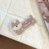 Cute cat puppy metal holder, mobile phone case, lazy holder, ultra-thin paste mobile phone holder, portable hard cartoon